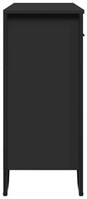Aparador 97x32,5x74,5 cm derivados de madeira preto