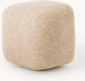 Pufe alto em bouclé Wolke