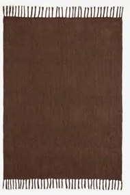 Manta Plaid Em Chenille Maidina Castanho Moka Intenso & 140 X 200 Cm - Sklum