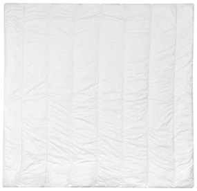 Edredão em poliéster branco 220 x 240 cm HOWERLA Beliani