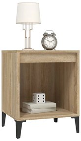 Mesas de cabeceira 2 pcs 40x35x50 cm carvalho sonoma