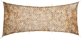 vidaXL Rede de camuflagem com saco de arrumação 627x290 cm areia