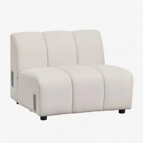 Módulo Central Para Sofá Modular Em Tecido Bouclé Eliot Bouclé Bege Creme - Sklum