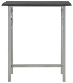 3 pcs conjunto de bar em madeira e aço preto