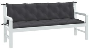 vidaXL Almofadões p/ banco jardim 2pcs 180x50x7cm mesclado tecido