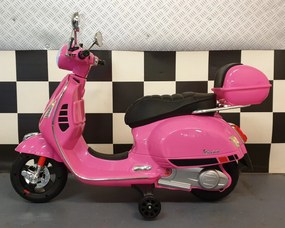 Mota Vespa GTS Mota elétrica Infantil 12V Rosa