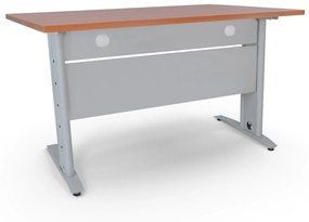 Secretária de Escritório 1800x800x750mm Soho – Cinza / Cerejeira