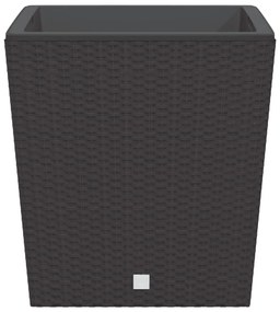 Vaso com interior removível 37 / 64 L vime PP castanho