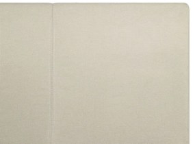 Cama de casal com arrumação em tecido creme 180 x 200 cm ORBEY Beliani