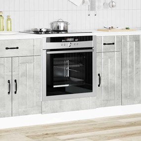 Armário Forno Lucca derivados de madeira cinzento cimento