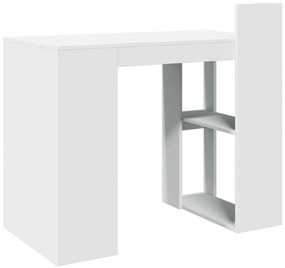 Secretária 103,5x56,5x94 cm derivados de madeira branco