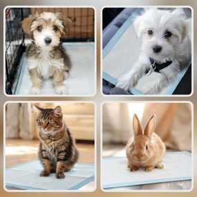 PawHut Resguardos de Treino Animais de Estimação 80 Unidades 45x60 cm