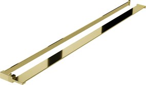 Mexen prateleira para parede de duche com suporte para toalhas, dourada - 800-02-50