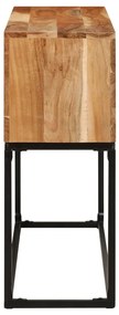 Mesa consola 120x30x75 cm madeira de acácia maciça