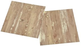 Tábuas de soalho autoadesivas 20 pcs 1,86 m² PVC castanho