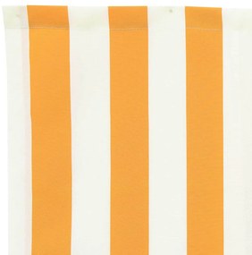 Tecido de Substituição do Toldo para Estrutura de 4x2 m Amarelo e Bran