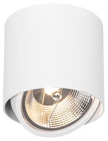 Foco de superfície inteligente branco rotativo e inclinável Incl. Wifi GU10 111mm - Impact