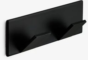 Cabide Adesivo Para Casa De Banho Em Aço Inoxidável Jalter Preto Mate - Sklum