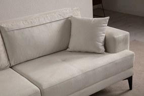 Sofá de 3 Lugares Astana – Ecru – 100x78x234 cm