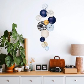 Acessório Decorativo de Metal Bys-4033 – Multicolor – 95 x 40 cm
