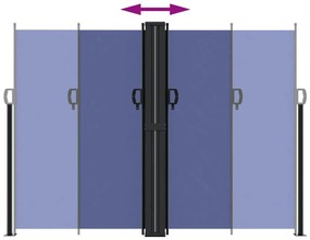 Toldo lateral retrátil 180x1000 cm azul
