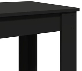 Mesa de bar 51x50x103,5 cm derivados de madeira preto