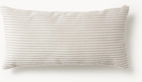 Almofada de sofá em bombazina Vetsak, 30 x 60 cm