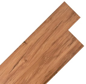 Tábuas de soalho PVC 5,26 m² 2 mm olmo natural