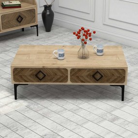 Mesa de Centro Samba – Carvalho – 105x34,6x60 cm