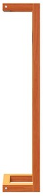Toalheiro 23x18x90 cm pinho maciço castanho mel