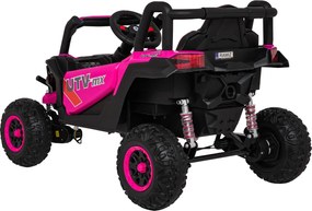 Buggy elétrico para Crianças 12V 4x4 Madman UTV-MX Rodas de espuma EVA Rosa