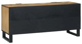 Armário de TV , 105 x 33,5 x 46 cm, feito de madeira de mangueira e ma
