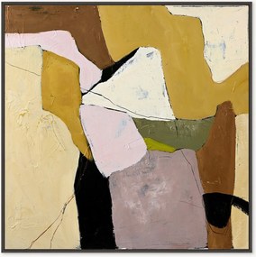 Quadro em tela emoldurada pintada à mão Featured