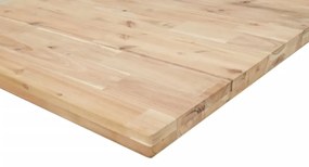 Prateleira flutuante 120x30x4 cm acácia maciça não tratada