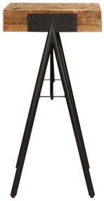 Mesa consola madeira de mangueira maciça 80x40x75 cm
