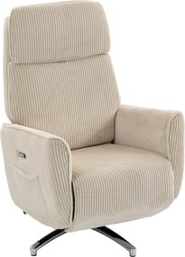 HOMCOM Poltrona Relax Elétrica Ajustável com Função Reclinável, 2 Motores, Giratória, Poltrona de TV com Porta USB | Aosom Portugal