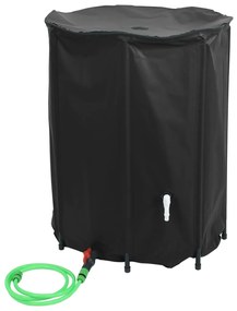 Depósito de água dobrável com torneira 750 L PVC