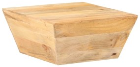 vidaXL Mesa de centro em forma de V 66x66x30 cm mangueira maciça