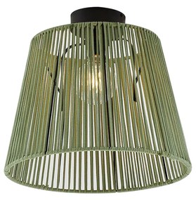 Plafon de exterior com corda verde IP54 - Jayla Japandi