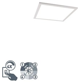Candeeiro de teto branco 40cm LED regulável em 4 etapas - LIV Moderno