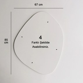 Espelho Soho – Branco – 85 cm x 67 cm