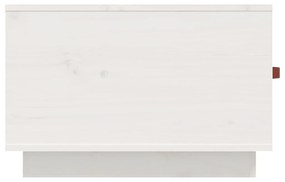Mesa de centro 60x53x35 cm pinho maciço branco