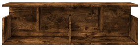 Armário de parede 100x20x30 cm deriv. madeira carvalho fumado