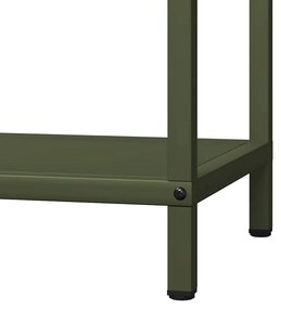 Suporte para lenha aço laminado a frio verde azeitona