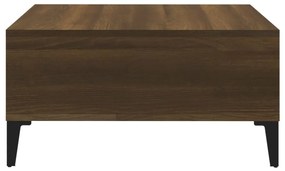 Mesa de centro 60x60x30 cm aglomerado cor carvalho castanho