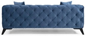 Sofá de 2 Lugares Como – Azul – 197x73x90 cm