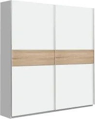 Roupeiro 2 portas deslizantes MATADOR 170cm Branco