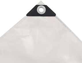 Lona 650 g/m² 4x8 m branco