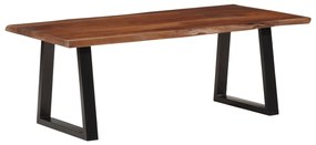 Mesa de centro 110x55x40 cm acácia maciça castanho-mel