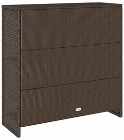Armário de Armazenamento Castanho 100 x 36 x 102 cm de Rattan